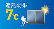 遮熱効果 -7℃