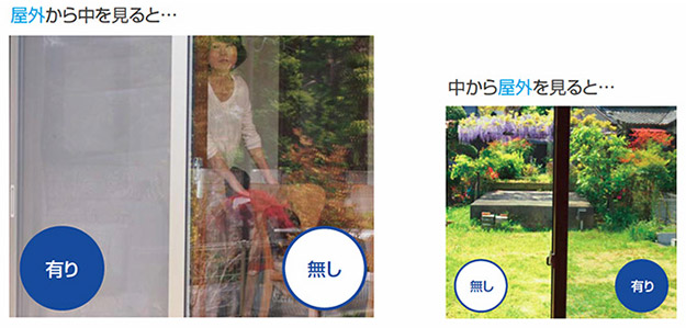 遮熱クールネットサーモグラフィー 比較
