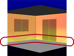 プラメイクEⅡ効果で天井から足元まであったかです