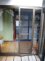 網戸と連結した状態